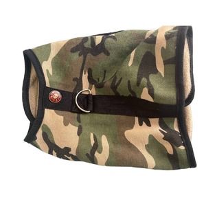 Adorable Small Dog Winter Bundle 3 Items!  Green Camo Shirt, Boots, Onesie. NWT